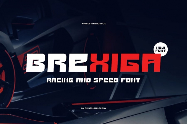 Brexiga - Speed & Racing Font Font Download