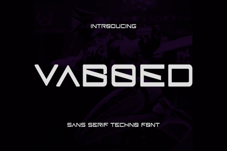 Vaboed - Sans Serif Techno Font Font Download