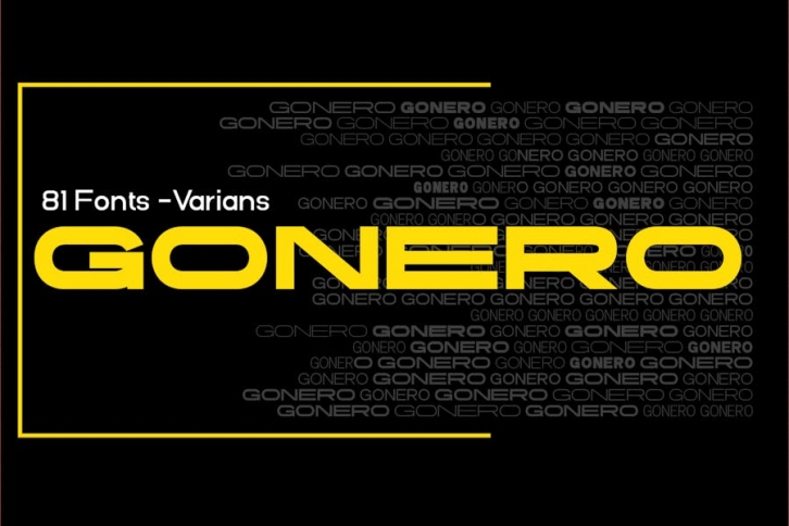 Gonero Family Font Download