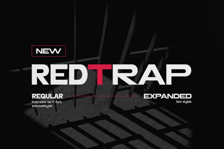 REDTRAP - Bold Expanded Sans Font Download