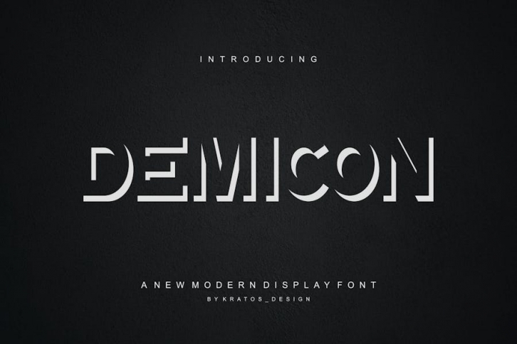 Demicon - Font Font Download