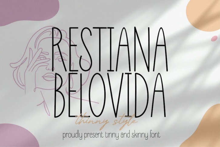 Restiana Belovida - Cute Display Font Font Download