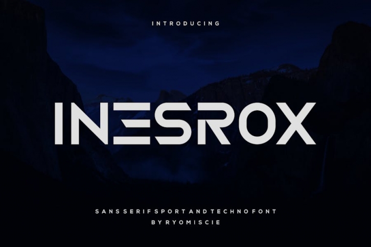 Inesrox - Sans Serif Sport And Techno Font Font Download