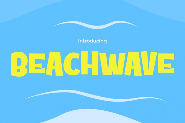 Beachwave Game Font Font Download