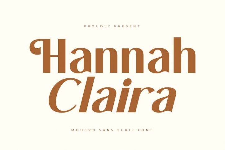 Hannah Claira Modern Sans Serif Font Font Download