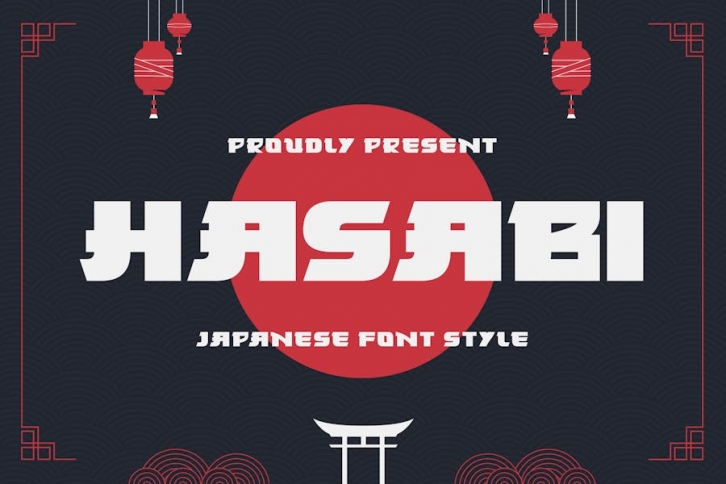 Hasabi - Japanese Font Style Font Download