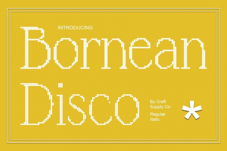 Bornean Disco Font Download