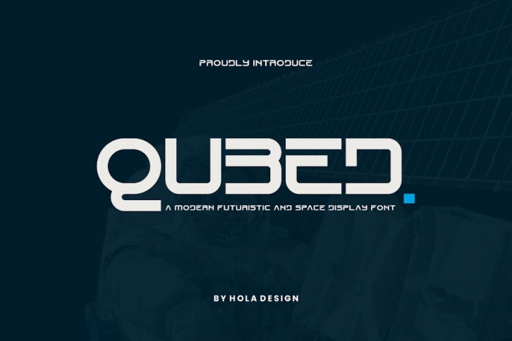 Qubed - Modern Futuristic Font Download