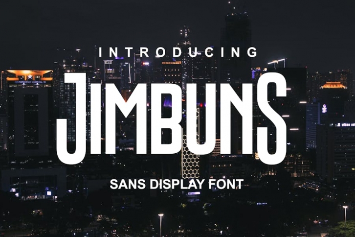 Jimbuns - sans display Font Download