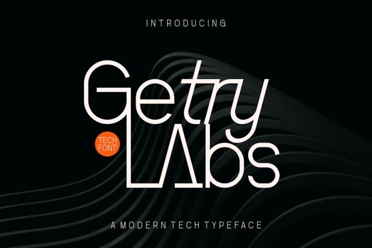 Getry LAbs - Modern Tech Font Font Download