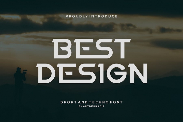 Best Design - Sport And Techno Font Font Download