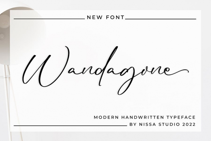 Wandagone - Signature Font Font Download
