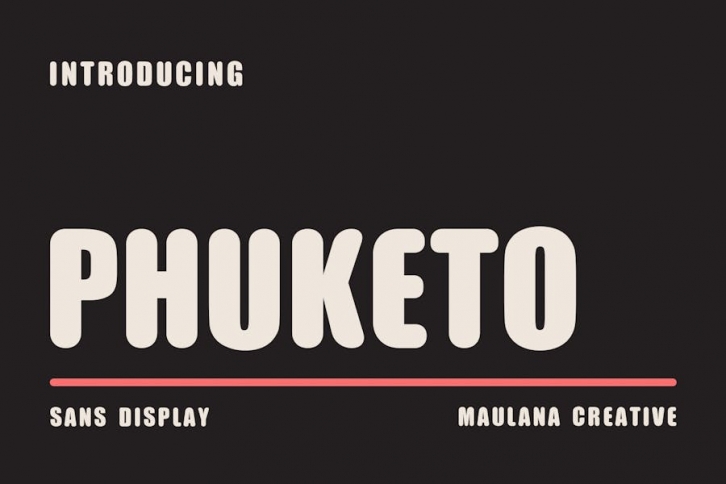 Phuketo Sans Rounded Display Font Font Download