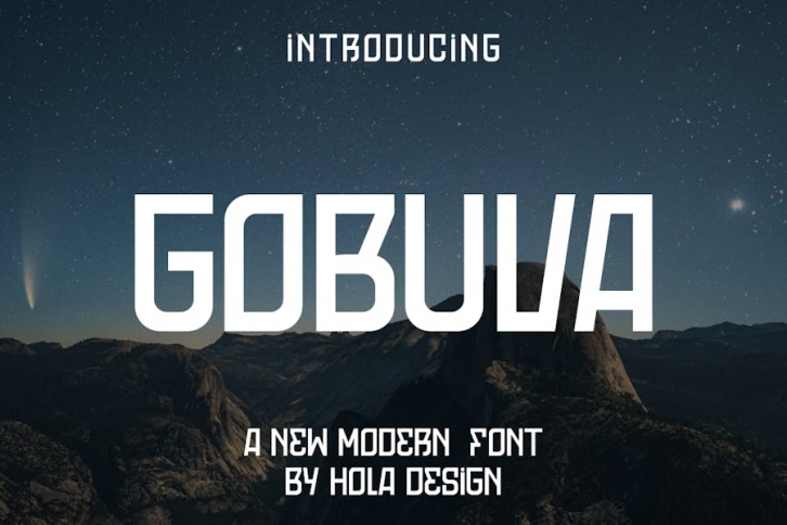 Gobuva - Modern Font Font Download