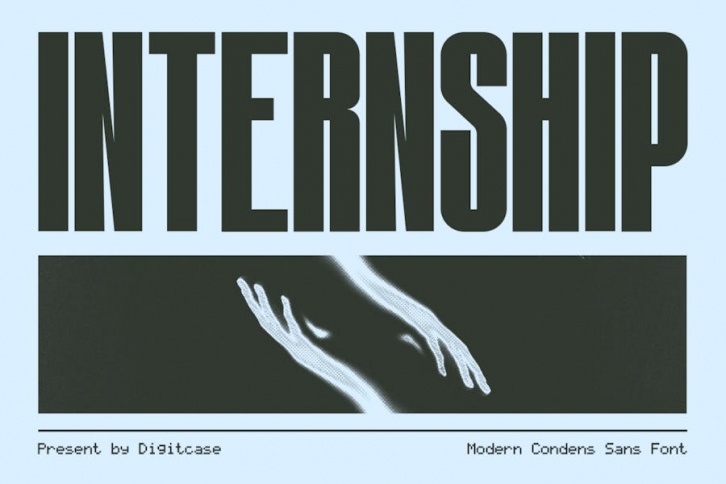 Internship - Condensed Sans Font Font Download