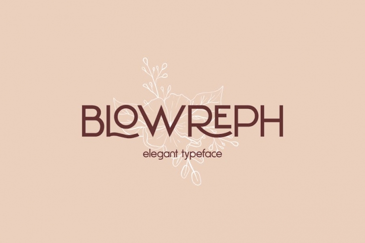 Bloreph - Elegant  Sans Serif Font Download