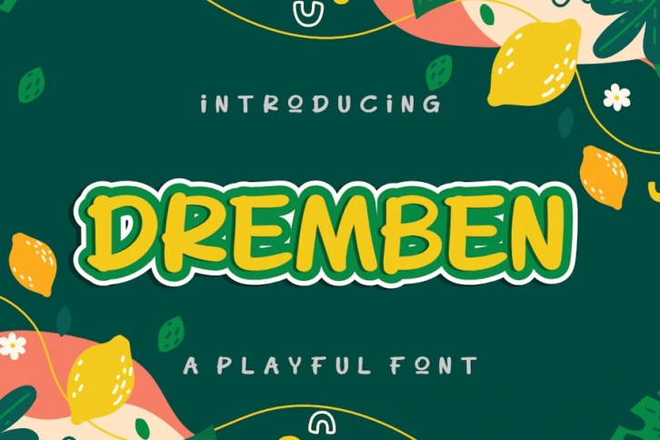 Dremben a Playful Font Font Download