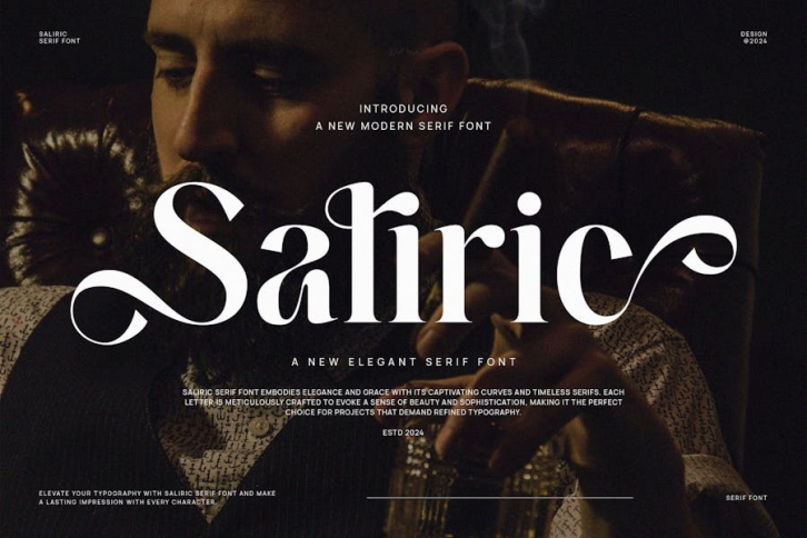 Saliric - Elegant Serif Font Font Download
