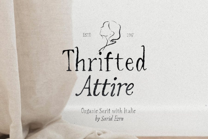 Thrifted Attire - Organic Serif Font Download