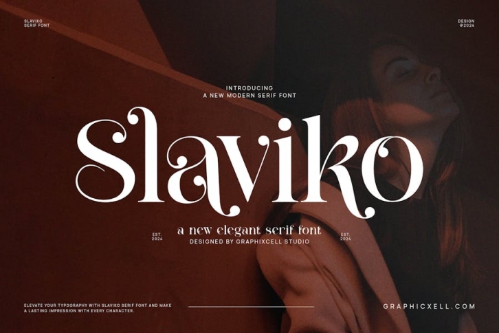 Slaviko Elegant Ligature Typeface Font Download