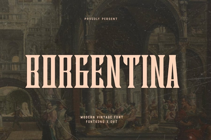 Borgentina - Modern Vintage Font Font Download