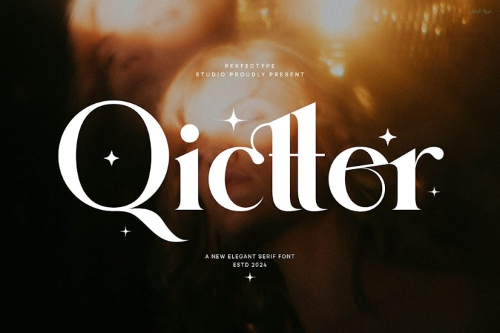 Qictter Elegant Serif Font Typeface Font Download