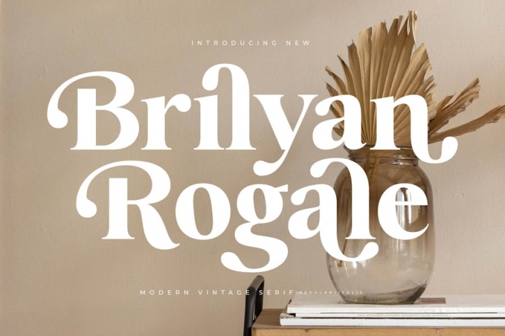 Brilyan Rogale Modern Vintage Serif Font Download