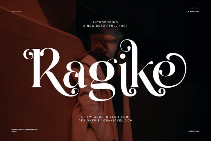 Ragike Elegant Ligature Typeface Font Download