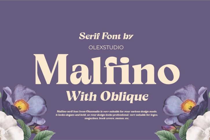 Malfino Olstd - Modern Serif Font Download
