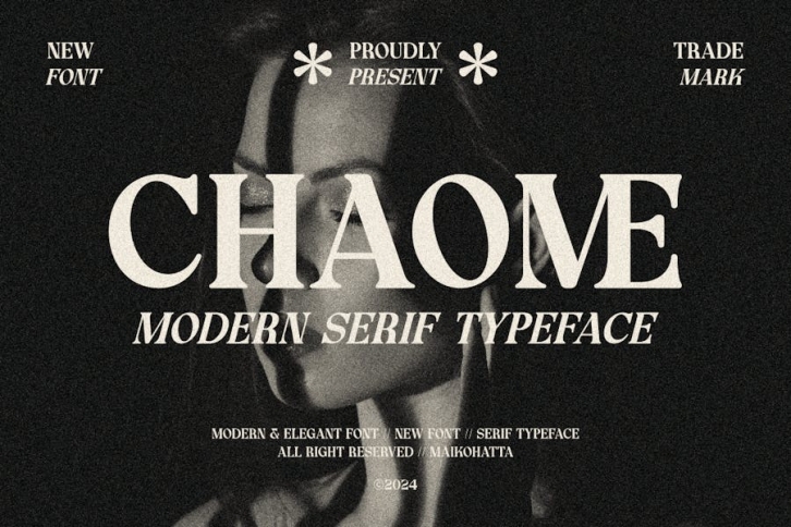 Chaome - Modern Serif Typeface Font Download