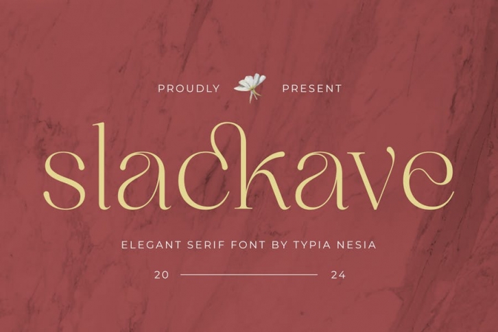Slackave - Elegant Serif Font Font Download