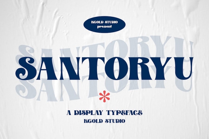 Santoryu - Retro font Font Download