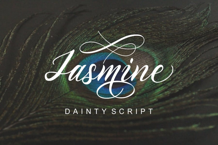 Jasmin - Dainty Caligraphy Font Font Download