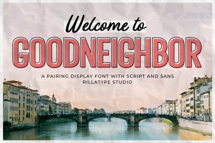 Goodneigbor - Vintage Font Duo Font Download