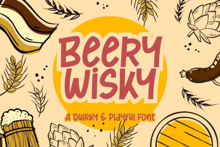 Beery Wisky a Quirky and Playful Font Font Download