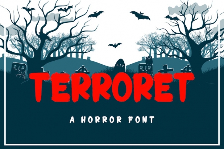 Terroret a Horror Font Font Download