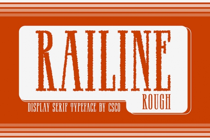 Railine Rough Font Download