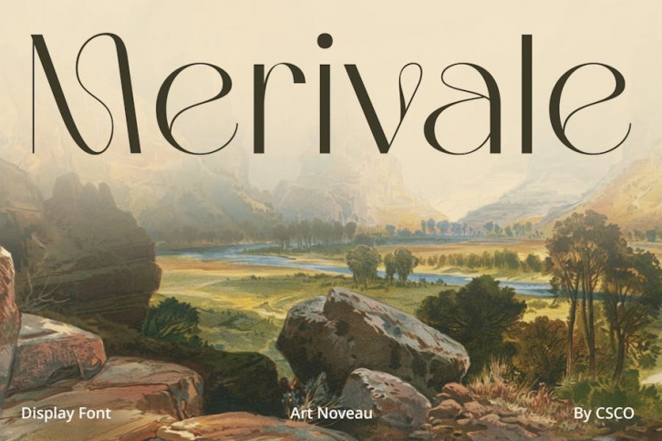 Merivale – Art Nouveau Font Font Download