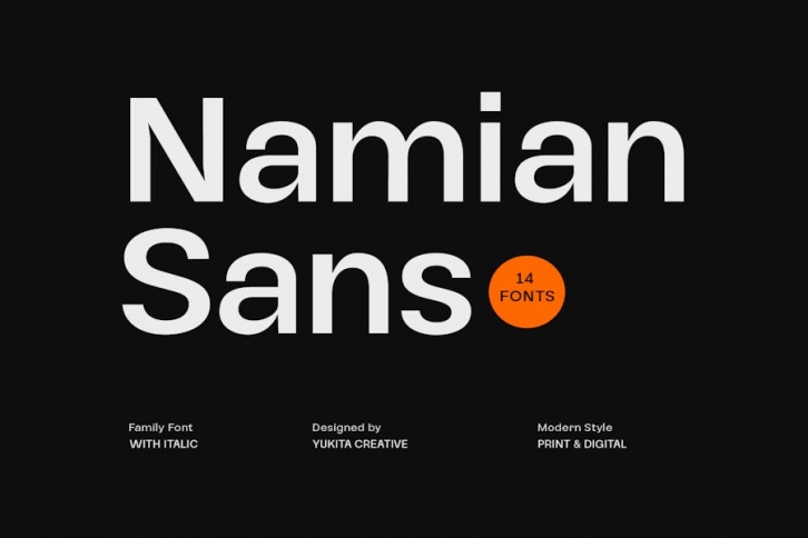 Namian Modern Sans Serif Font Download