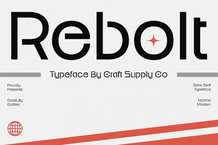 Rebolt – Futuristic Font Font Download