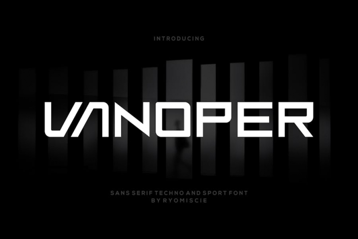 Vanoper - Sans Serif Techno And Sport Font Font Download