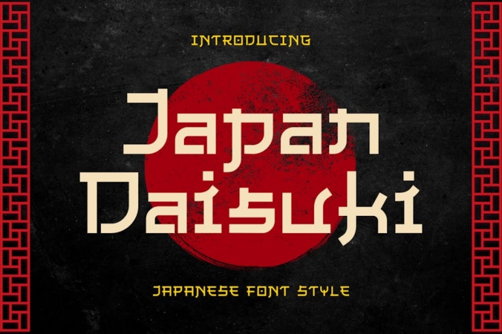 Japan Daisuki - Japanese Font Style Font Download