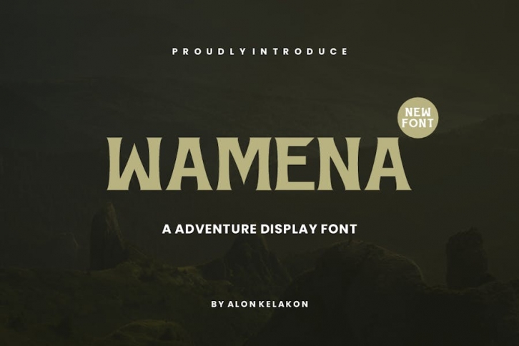 Wamena - Adventure Display Font Font Download