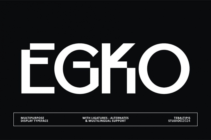 Egko - Display Font Font Download