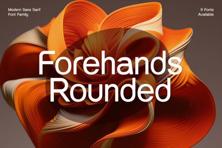 Forehands Rounded Elegant Sans Serif Family Font Download