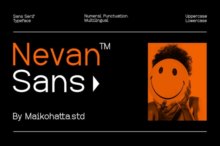 Nevan - Sans Serif Typeface Font Download