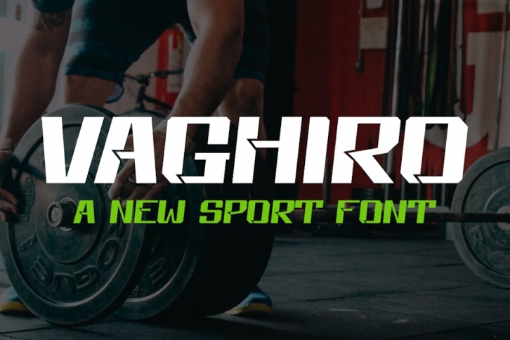 Vaghiro - Gym & Sport Font Download