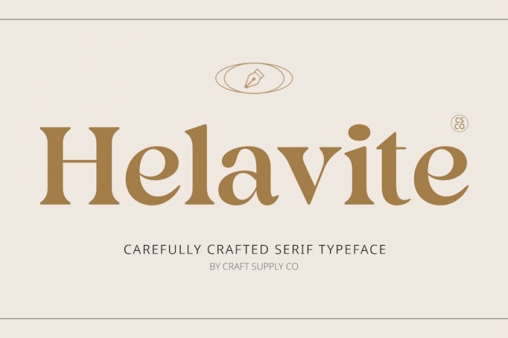 Helavite – Modern Serif Font Download