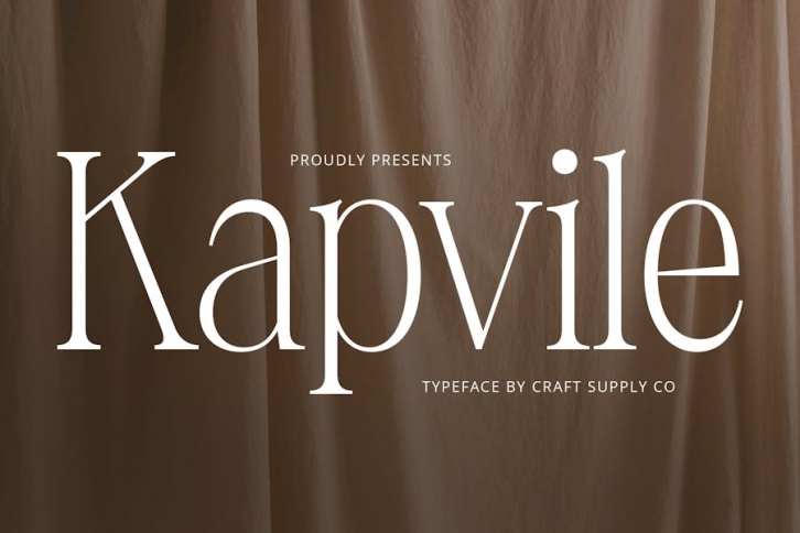 Kapvile – Elegant Font Font Download