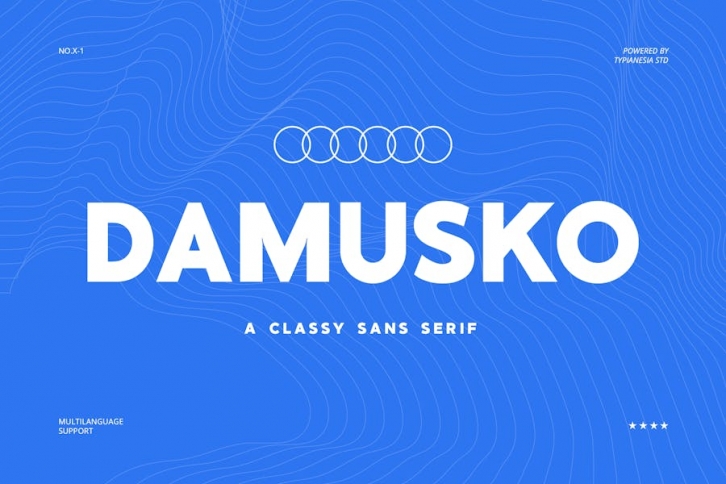 Damusko - Classy Sans Serif Font Download